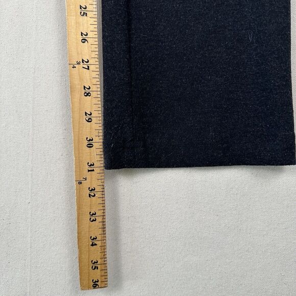 Eileen Fisher Pants Women’s 4 Heathered Black Straight Leg Stretch Elastic Waist - Picture 11 of 16